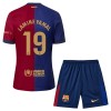 Maillot de Supporter FC Barcelone Lamine Yamal 19 Domicile 2024-25 Pour Enfant